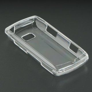 Premium grade hard crystal design snap on case for LG Ally VS740   Clear: Cell Phones & Accessories