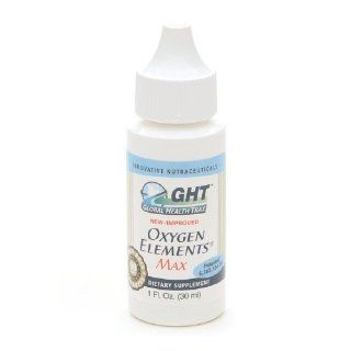 Global Health Trax Oxygen Elements Max Dietary Supplement 1 fl oz (30 ml): Health & Personal Care