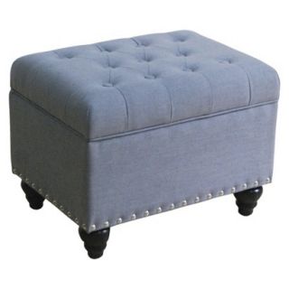 Storage Ottoman Threshold Tufted Ottoman   Ivory