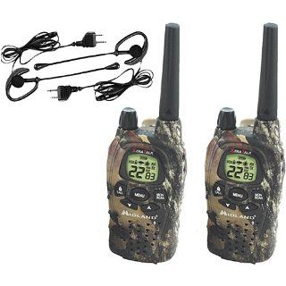 Midland GXT750VP1 26 Mile 22 Channel FRS/GMRS Two Way Radio (Camouflage) : Car Electronics