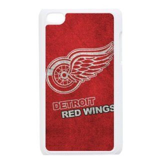 Custom NHL Detroit Red Wings Hard Back Cover Case for iPod Touch 4th IPT756: Cell Phones & Accessories