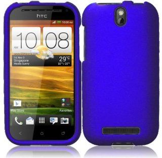 HTC One SV ( Boost Mobile , Cricket ) Phone Case Accessory Cool Blue Hard Snap On Cover with Free Gift Aplus Pouch: Cell Phones & Accessories