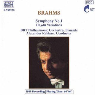 Brahms: Symphony 1; Variations on a Theme By Haydn: Music