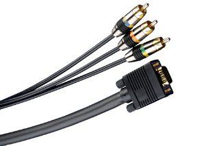 Monster MVHDDB/3R 6M DB15 VGA to RCA Component Computer Video Cable (6 Meters): Electronics