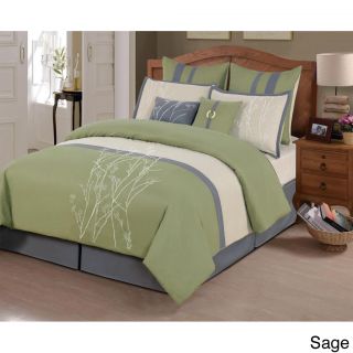 Taylor 8 piece Embroidered Comforter Set