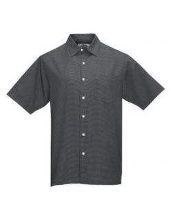 Tri Mountain Men's Microfiber Plaid Pattern Shirt: Clothing