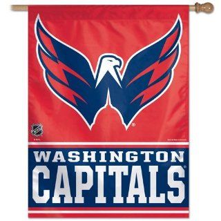 The Washington Capitals NHL Flag or Banner : Sports Fan Wall Banners : Sports & Outdoors