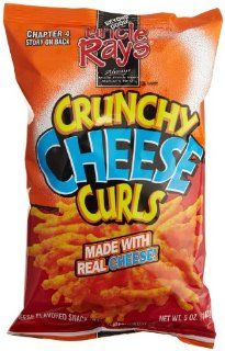 Uncle Ray's Cheese Curls, 5 Ounce Bags (Pack of 12) : Snack Puffs : Grocery & Gourmet Food