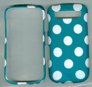For Samsung Galaxy S Blaze 4g Sgh t769  (T mobile) Turquoise Polka Dots Snap on Glossy Crystal Skin Case for Samsung Galaxy S Bl: Cell Phones & Accessories