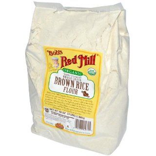 Bob's Red Mill Organic Rice Flour Brown, 48 oz: Health & Personal Care