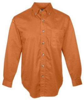 Tri Mountain Men's Big And Tall Button Down Collar Easy Care Twill Shirt. 770 Clothing