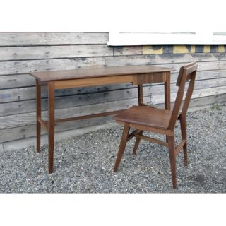 Semigood Design Rift Writing Desk with Chair Rift Desk with Chair Color: Walnut
