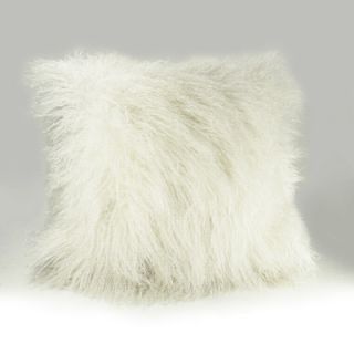 Pur Modern Tanner Curly Lamb Oversized Pillow MLP 012 Color: Frost