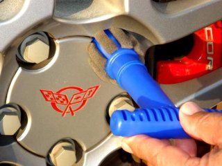 Corvette Care: Lug Nut and Wheel Cleaning Brush: Automotive