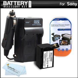 Replacement NP FV70 Battery And Charger Kit For Sony HDR PJ790V HD Camcorder Includes Extended Replacement (2300Mah) NP FV70 Battery + Ac/Dc Travel Charger + MicroFiber Cloth + More : Camera & Photo