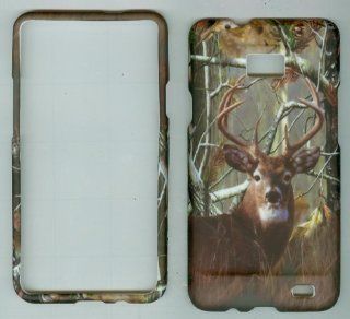 Camoflague Real Tree Black Deer Faceplate Hard Case Protector for At&t Samsung Galaxy S Ii Models Sgh i777: Cell Phones & Accessories