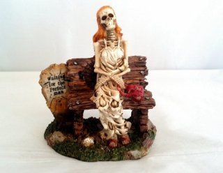 5.5 Inch Waiting for the Perfect Man Skeleton Skull Grim Reaper Santa Muerte : Other Products : Everything Else