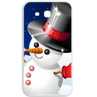 Samsung Galaxy S3 i9300 Cases Customized Gifts For Holidays New Year graphics winter snowman holiday christmas christmas merry new year White: Cell Phones & Accessories