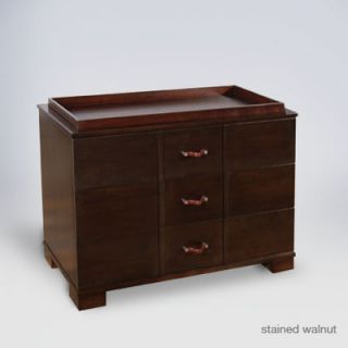 ducduc Morgan 3 Drawer Changer Morg3DC Wood Finish: Stained Walnut