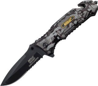 MTECH USA BALLISTICS MT A804BK Spring Assisted Folding Knife, 4.75 Inch : Tactical Folding Knives : Sports & Outdoors