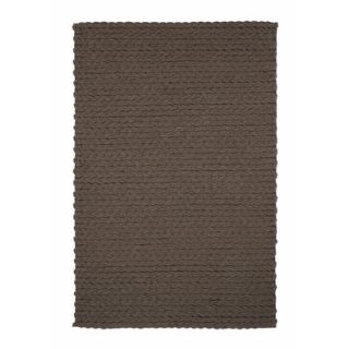 Gandia Blasco Lana Wool Trenzas Brown Rug trenzas brown rug Rug Size: 57 x 