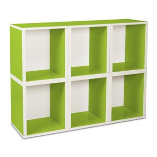 Way Basics Eco Friendly Modular Storage Cubes Plus PS MCP 6 Finish: Green