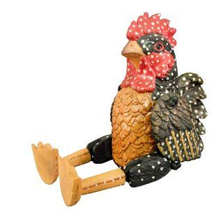 Shop Cohasset 813PRT09 9 Inch Textured Polyresin Dottie Rooster at the  Home Dcor Store