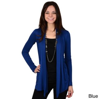Hailey Jeans Co Hailey Jeans Co. Juniors Pleated Open Front Cardigan Blue Size S (1 : 3)