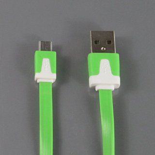 ZuGadgets Green 1M Micro Port USB Charging Cable Power & Data Lead for HTC,Samsung,Nokia,Smart Phones (7840 4): Cell Phones & Accessories