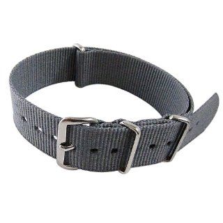 18mm NATO Nylon Watch Strap   Charcoal Watches