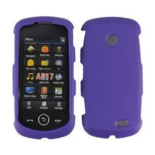 For ATT Samsung Solstice 2 A817 Accessory   Purple Hard Case Cover: Cell Phones & Accessories
