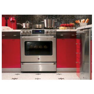 GE Cafe C2S985SETSS 30 Freestanding Dual Fuel Range, 5 Sealed Burners, Convection, Baking Drawer: Appliances