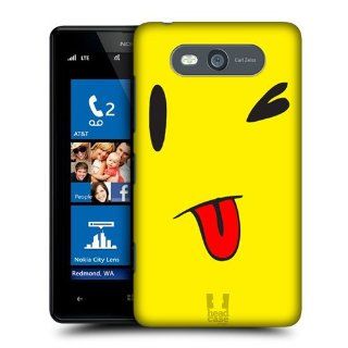 Head Case Designs Teasing Emoticon Kawaii Edition Hard Back Case Cover for Nokia Lumia 820: Cell Phones & Accessories