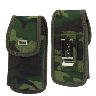 Camouflage Heavy Duty Industrial Strength Rugged Camo Case with Metal Clip and Belt loop for Casio G'zone Commando: Cell Phones & Accessories