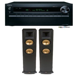 Onkyo TX NR828 7.2 Channel Network A/V Receiver Plus a Pair of Klipsch RF 600 Reference Series Tower Speakers   Limited Edition: Electronics