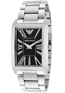 Emporio Armani AR2053  Watches,Mens Black Dial Stainless Steel, Casual Emporio Armani Quartz Watches