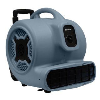 XPOWER P 830H 1 HP 1600 CFM 3 Speed Professional Air Mover with Telescopic Handle and Wheels, 8.5 Amp: Home Improvement