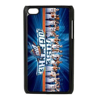 Custom Oklahoma City Thunder Hard Back Cover Case for iPod Touch 4th IPT841: Cell Phones & Accessories