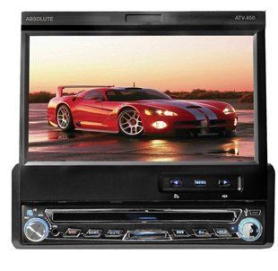 Absolute ATV850 7" Touchscreen DVD/MP3/CD/JPEG Multimedia Receiver with USB/SD Front Input : Vehicle Dvd Players : Car Electronics