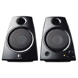 Z130 Compact Laptop Speakers, 3.5mm Jack, Black by LOGITECH (Catalog Category: Presentations & Meeting Supplies / Audio Visual): Computers & Accessories