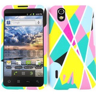 ACCESSORY MATTE COVER HARD CASE FOR LG MARQUEE / IGNITE LS 855 SHARP BLOCKS: Cell Phones & Accessories