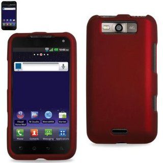 Reiko RPC10 LGMS840RD Slim and Durable Rubberized Protective Case for LG Connect 4G MS840   Retail Packaging   Red Cell Phones & Accessories