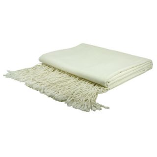 Pur Modern Cody Camboo Woven Throw CBT 012 Color: Light Creme