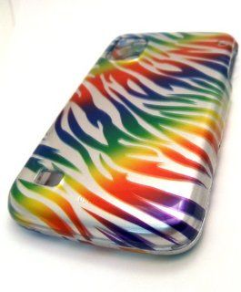 NEW ZTE Warp N860 Silver Rhasta Zebra Design Boost mobile Gloss Smooth Case Skin Cover: Cell Phones & Accessories