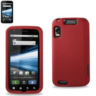 Premium Durable Silicone Protective Case Motorola Atrix 4G(MB860) (SLC01 MOTMB860RD) Cell Phones & Accessories