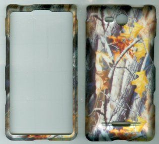 CAMO TREE HUNTER REAL TREE NEW FACEPLATE PROTECTOR HARD RUBBERIZED CASE FOR LG OPTIMUS EXCEED VS840PP / LUCID 4G VS840 VERIZON PREPAID SNAP ON: Cell Phones & Accessories