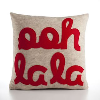 Alexandra Ferguson It Starts with a Kiss Ooh La La Decorative Pillow OOHLA XX