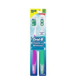 Oral B Advantage 3D White Vivid Toothbrush, Soft Head Twin Pack: Health & Personal Care