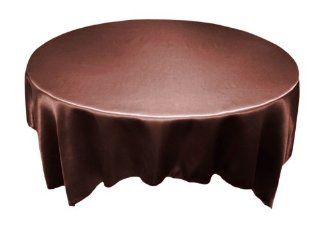 90x90" Square SATIN Table Overlays Wedding Decorations   Chocolate Brown   Tablecloths