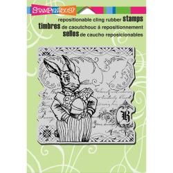 Stmapendous Cling Rubber Stamp 5.5 X4.5 Sheet   Sir Rabbit